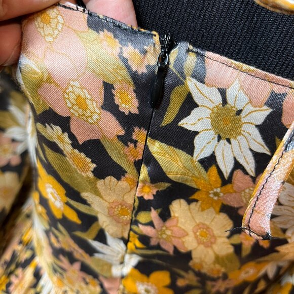 Talulah Floral S Babydoll Dress Silky Boho Style Fairy Core y2k 90’s feminine - Picture 11 of 16